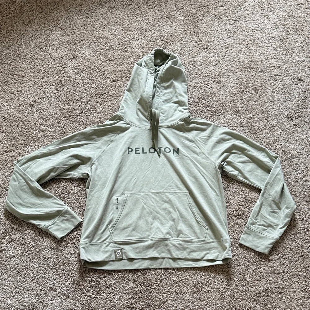 Peloton Sage Green Pullover Hoodie - Picture 1 of 5